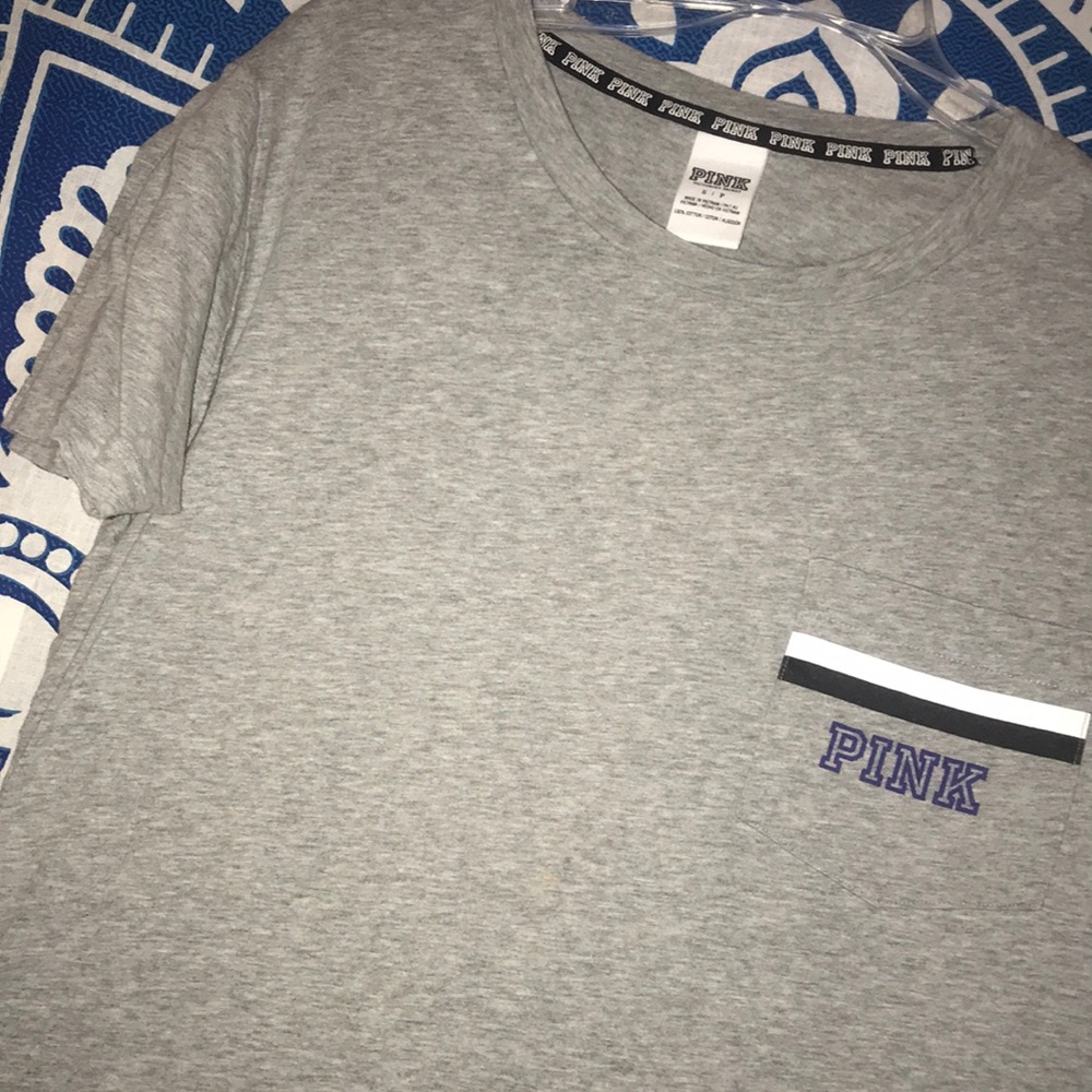 PINK shirt sleeve tee